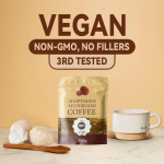 LIFEWORTH Chaga Extract Organic Instant Mushroom Coffee Powder Bag Blend Wholesale