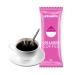 Lifeworth Factory Price Mushroom Coffee Creamy Coffee with Collagen 80000mg