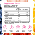 LIFEWORTH Vitamin C Multi Marine Fish Collagen Peptides Powder Hydrolyzed for Skin Whitening