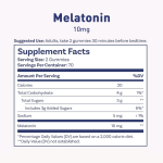 LIFEWORTH Sleep Support 10 mg Melatonin Gummies Strawberry Flavor for Adults