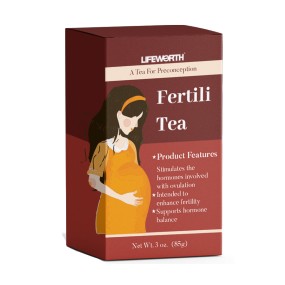 Lifeworth OEM Wholesale Vitamin Supplement Fertility Blend Woman's Fertility Bundle Fertility Tea for Women