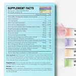 LIFEWORTH Electrolyte Beverage Rapid Rehydration Lower Sugar Electrolytes Powder Variety Pack
