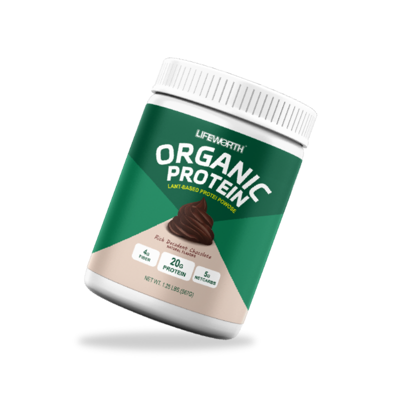 LIFEWORTH Plant Based Pea Protein Powder Meal Replacement Vegan Protein Mass Gainer Weight Gain Milkshake Powder