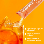 LIFEWORTH Natural Hydration Support Balance Electrolyte Powder Drink Mix No Sugar
