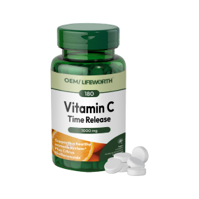 LIFEWORTH Rich in Bioflavonoids Vitamin C Release Tablets Supports Immunity Bones Skin Health