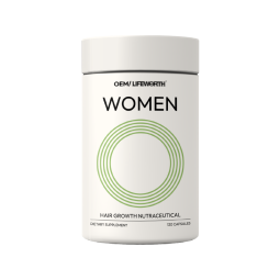 LIFEWORTH Women Hair Growth Capsules Supplements for Visibly Thicker Hair and Scalp Coverage