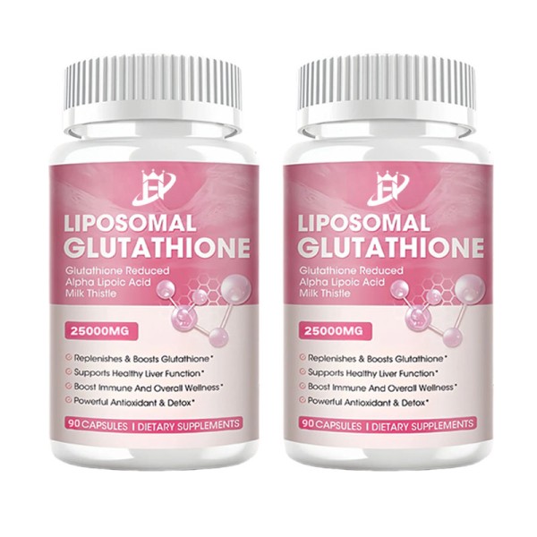 L-Glutathione Capsules Supplier - Best Quality 25000mg Whitening Brighten Skin