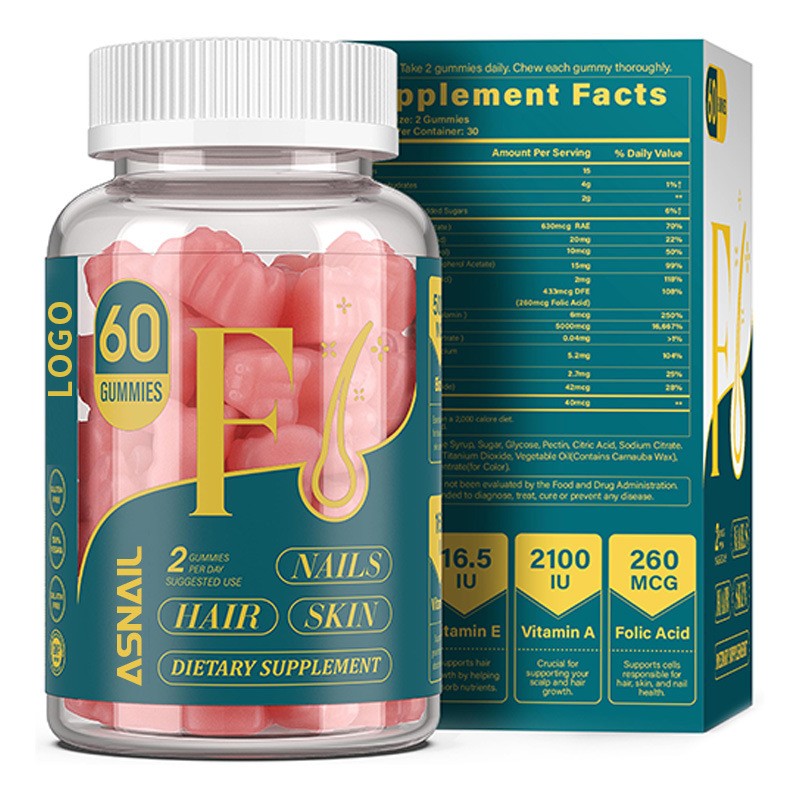 Biotin Gummies Supplier - Vitamin Zinc Folate Inositol Hair Skin Nails