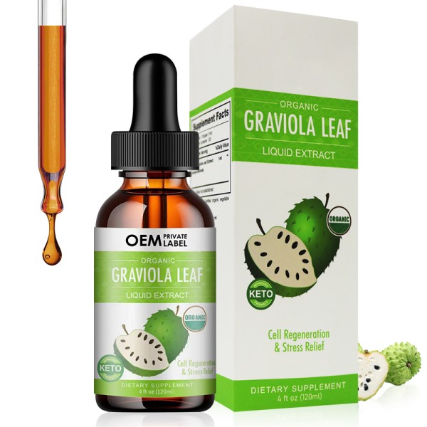 Graviola Drops Factory - Organic Soursop Leaf Liquid Immune Digestion