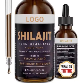 Shilajit Drops Supplier - Purified Himalayan Resin Extract Liquid