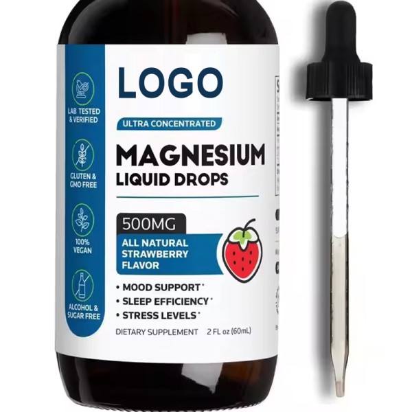 Magnesium Drops Supplier - Healthcare Citrate Stress Relieve Deep Sleep