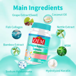 Collagen Capsules Supplier - OEM Herbal Skin Elasticity Booster