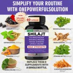 Shilajit Capsule Supplier - Top Sale 60pcs Immune Boost Ashwagandha