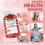 Liver Detox Gummies Supplier - Sugar-Free Herb Extract Milk Thistle Cleanse