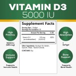 Vitamin D3 Softgel Manufacturer - Private Label Organic 5000IU Immune Bone