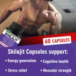 Shilajit Capsule Supplier - Top Sale 60pcs Immune Boost Ashwagandha
