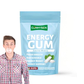 Energy Gum Factory - Hot Selling OEM Mint Flavor Energy Tooth Decay