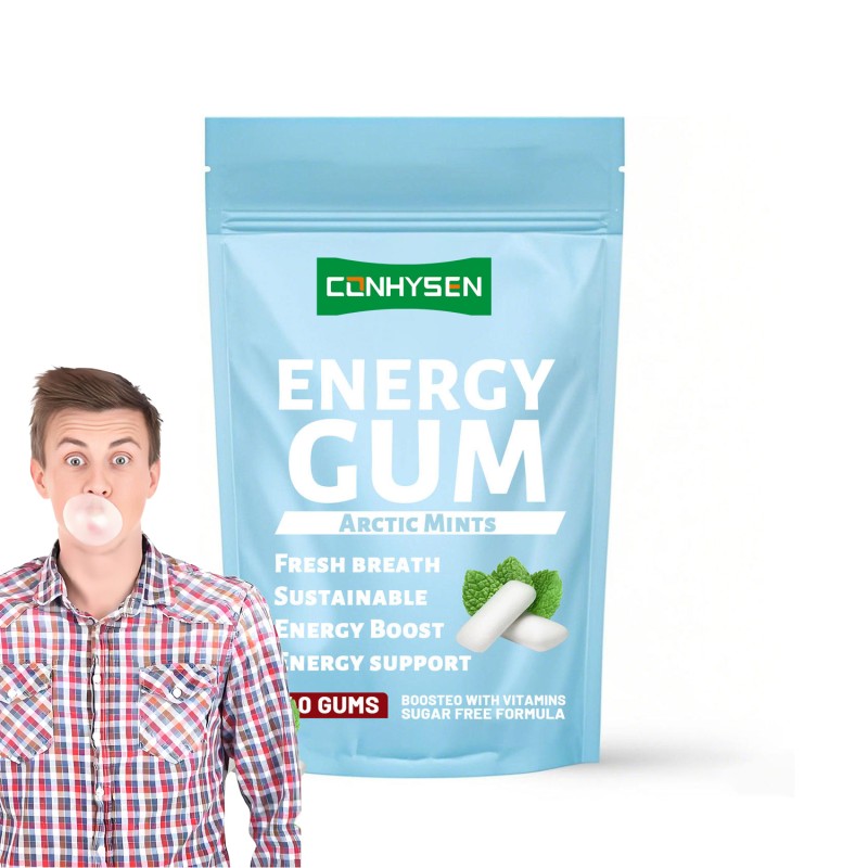Energy Gum Factory - Hot Selling OEM Mint Flavor Energy Tooth Decay