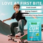 Energy Gum Supplier - Lower MOQ Caffeinated Chewing Tablets Focus Booster
