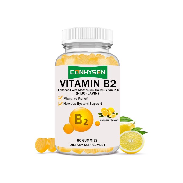 Vitamin B2 Gummies Supplier - Sugar Free Riboflavin 400mg Magnesium