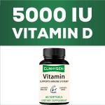 Vitamin D3 Softgel Manufacturer - Private Label Organic 5000IU Immune Bone