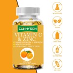 Vitamin C Softgel Factory - OEM Vitamin C Zinc 1000mg 20mg Immune
