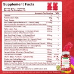 Liver Detox Gummies Supplier - Sugar-Free Herb Extract Milk Thistle Cleanse