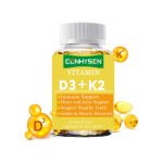 Vitamin D3 K2 Softgel Supplier - OEM Organic 10000IU D3 20mcg K2 Vegan