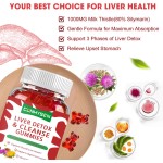 Liver Detox Gummies Supplier - Sugar-Free Herb Extract Milk Thistle Cleanse