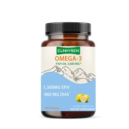 Omega 3 Softgel Supplier - Private Label 3600mg Fish Oil EPA DHA