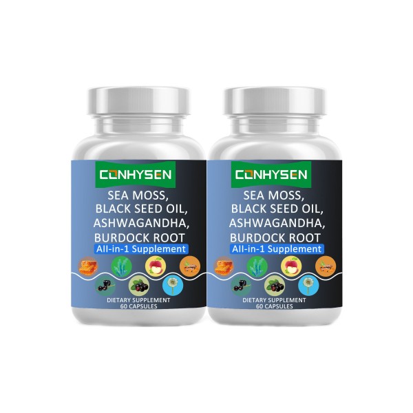 Irish Sea Moss Capsules Supplier - OEM ODM Complex Ashwagandha Turmeric