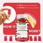 Liver Detox Gummies Supplier - Sugar-Free Herb Extract Milk Thistle Cleanse