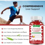 Liver Detox Gummies Supplier - Sugar-Free Herb Extract Milk Thistle Cleanse