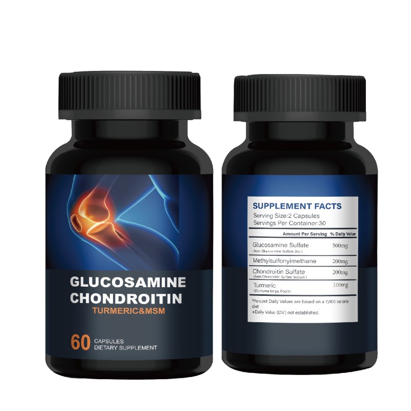 Joint Capsules Factory - OEM 60 Count 500mg Glucosamine 200mg Chondroitin