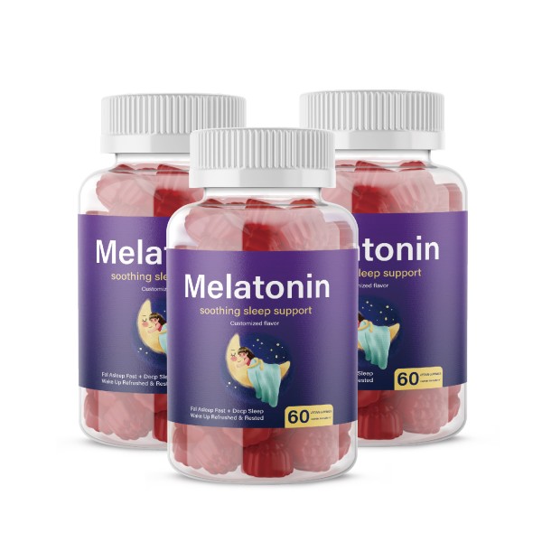 Melatonin Gummies Factory - Natural Berry Flavor 5mg Pectin Based Sleep