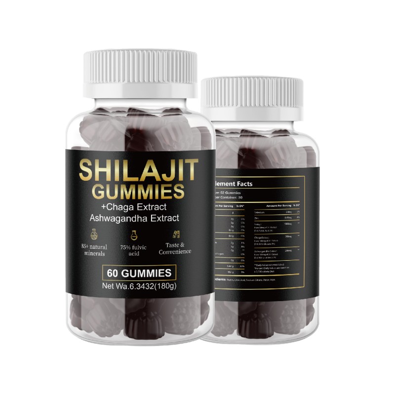 Shilajit Gummies Supplier - OEM Organic 600mg Himalayan Fulvic Acid