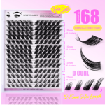 Cluster Eyelash Factory - OEM 168 Self Grafting DIY