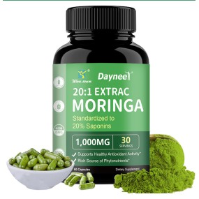 Moringa Capsules Supplier - Winstown Antioxidant Non-GMO Gluten Free