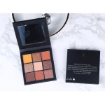 Eyeshadow Palette Supplier - Customized 9 Color Pigmented Orange Eyeshadow Palette