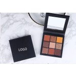 Eyeshadow Palette Supplier - Customized 9 Color Pigmented Orange Eyeshadow Palette