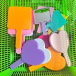 Makeup Mirror Manufacturer - Private Label Plastic Small Compact Handheld Mirror