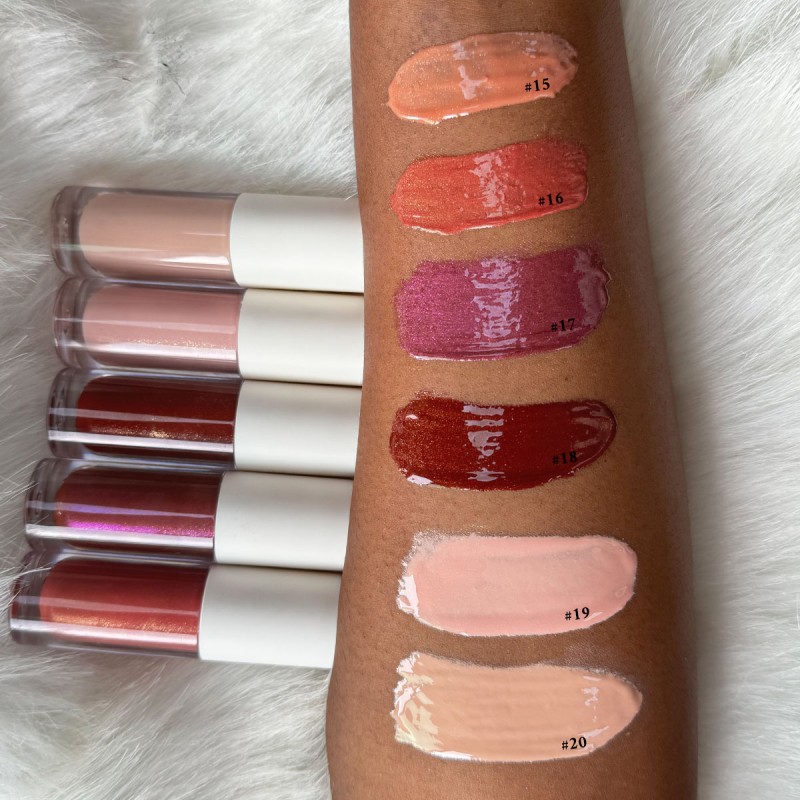 Lip Gloss Factory - Custom logo Nude Private Label Vegan Cosmetics Lip Gloss