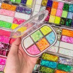Glitter Gel Palette Supplier - Hot Sale Black Friday 6 Colors Face Body Gel