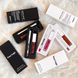Lip Kit Supplier - Sample Size Custom logo Makeup Set Lipstick Lipliner Set