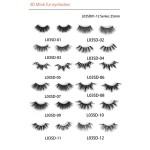 Mink Eyelashes Factory - Factory Supply Wholesale 100% 18mm 25mm Eyelashes