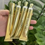 Lip Gloss Supplier - New Package Shiny Gold Tube Custom Vegan Lip Gloss