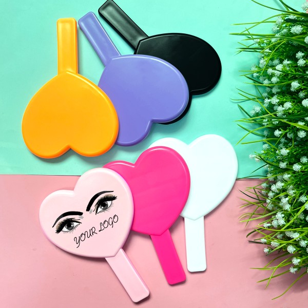 Makeup Mirror Manufacturer - Private Label Plastic Small Compact Handheld Mirror