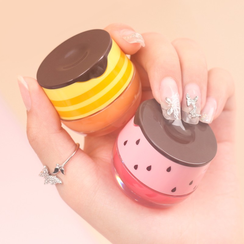 Lip Oil Balm Supplier - Honey Strawberries Vegan Cute Lips Mask Lip Oil