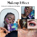 Eyeshadow Glitter Palette Factory - Popular Makeup Party Shiny 6 Colors Glitter