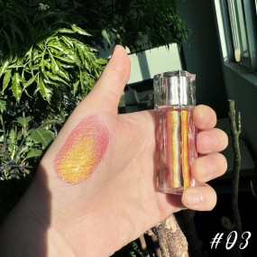 Lip Gloss Factory - Golden Shade Low Moq Chameleon Shimmer Glitter Lipgloss
